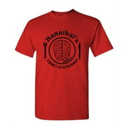 HANNIBALS FAMILY RESTAURANT lambs cannibal - Cotton Unisex T-Shirt (XL,Red)