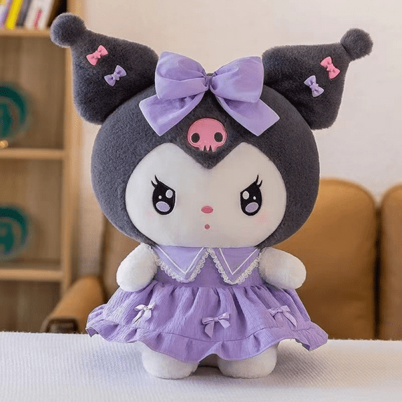 HANNTAOO 12inch Cute Cartoon Sanrio Soft Plush Toy - Cute Stuffed Animal for Kids' Bed & Room Decor CJQQ512-2215