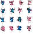 thumbnail image 1 of ZHZIYAG 16Pcs Stitch Straw Cover for Stanley Cup, 10mm Cartoon Silicone Straw Topper for Stanley Cup 30/411oz Tumblers, Funny Reusable Lid Accessories WW728#390, 1 of 5