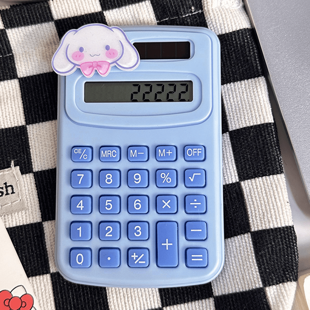 HANNTAOO Cartoon Sanrio Mini Calculator for Students - 8-Digit Portable ...