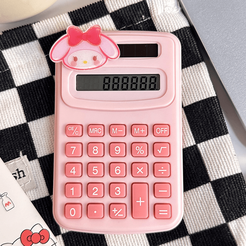 HANNTAOO Cartoon Sanrio Mini Calculator for Students - 8-Digit Portable ...