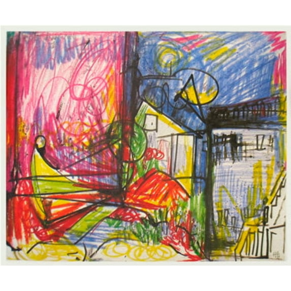 HANS HOFMANN Landscape Invitation, 1980