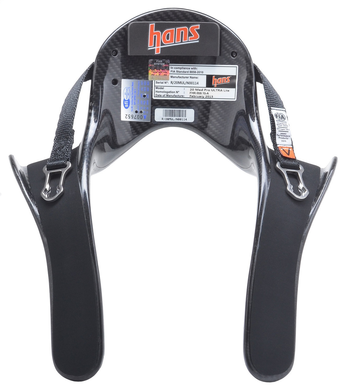 HANS Hans Pro Ultra LT 20deg Med PA FIA 8858 partNumber: NAK142363FIA