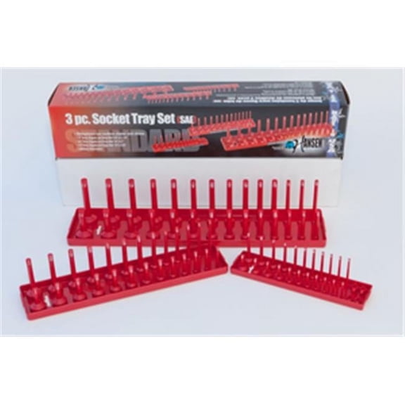 HANSEN GLOBAL  3 Piece SAE Hansen Socket Tray