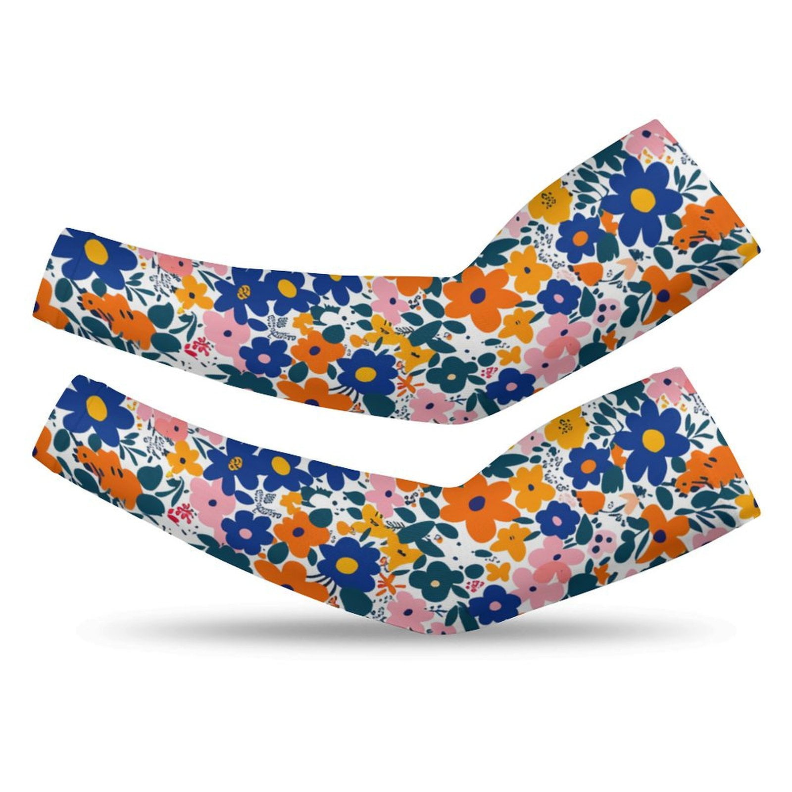 HANSHB Botanical Vibrant Ditsy267 Arm Sleeves, UV Protection Arm