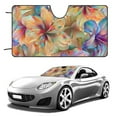HANSHB Hawaii Eggflowers151 Windshield Sun Shade, Foldable AntiUV