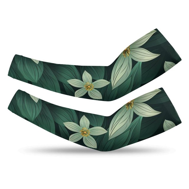 HANSHB Involucrata Flowers Pattern20 Arm Sleeves, UV Protection Arm