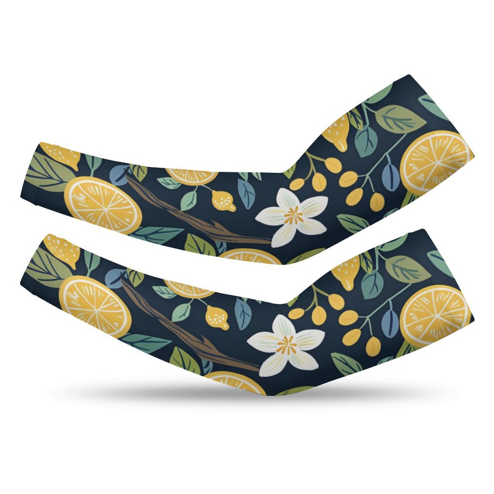 HANSHB Lemon Trees Bloom 77 Arm Sleeves, UV Protection Arm Sleeves