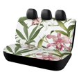 HANSHB Lily Orchid Floral 28 Back Bench Seat Cover with Elastic Band