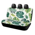 HANSHB Modern Monstera Graphics 362 Back Bench Seat Cover with Elastic