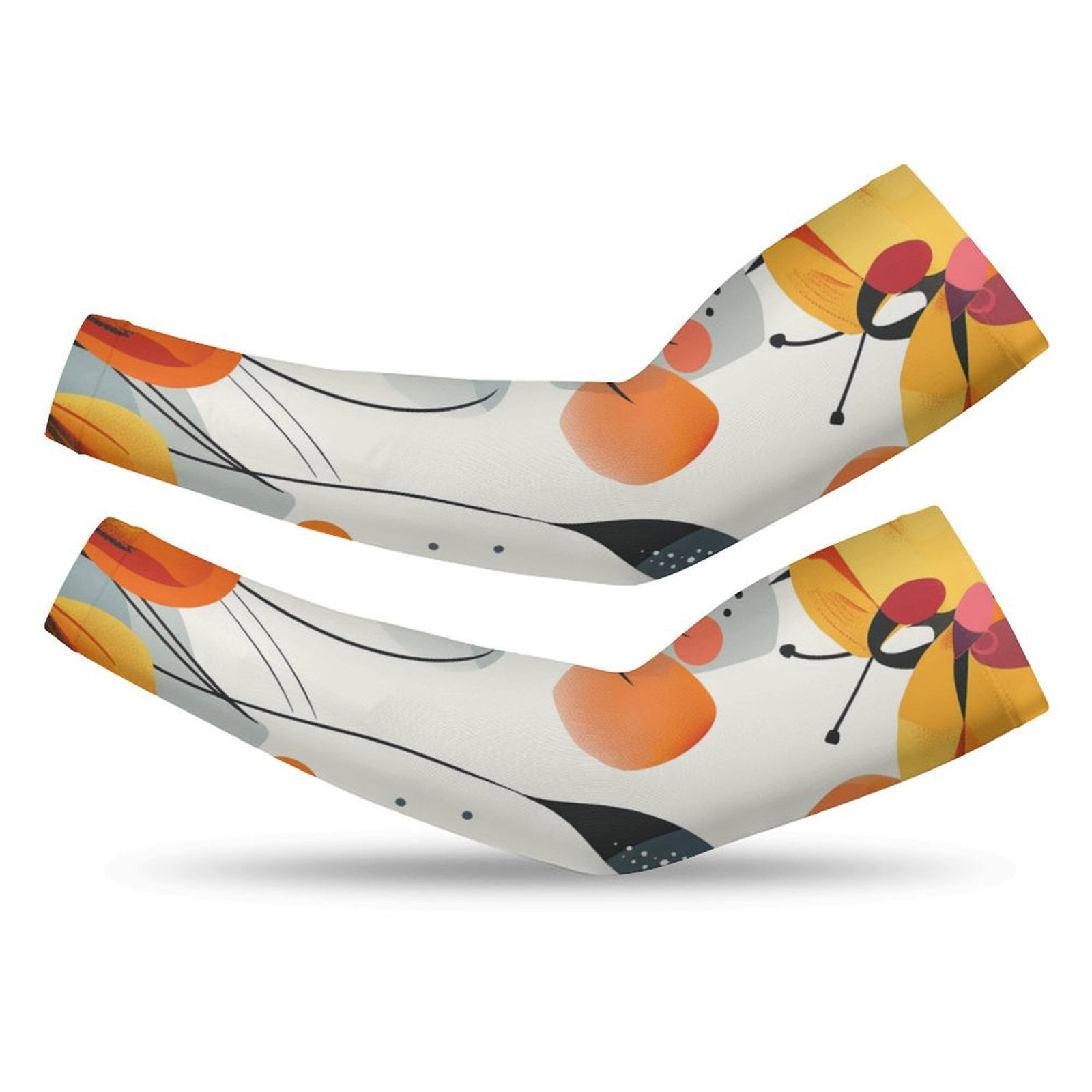 HANSHB Orchid Decor274 Arm Sleeves, UV Protection Arm Sleeves, Cooling