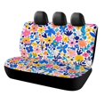 HANSHB Romantic Colorful Ditsy1050 Back Bench Seat Cover with Elastic