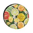 HANSHB Sliced Orange376 Spare Tire Cover, Camper Wheel Covers, Water