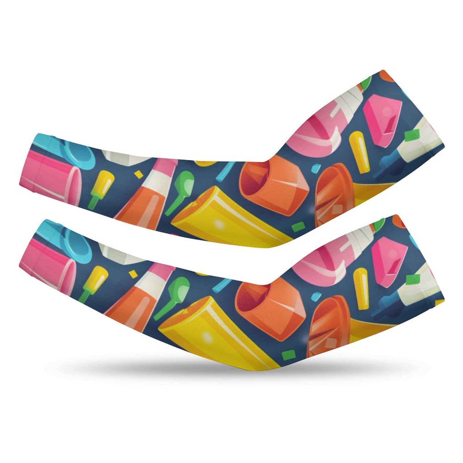 HANSHB Soccer Training Gear Cones 2 Arm Sleeves, UV Protection Arm