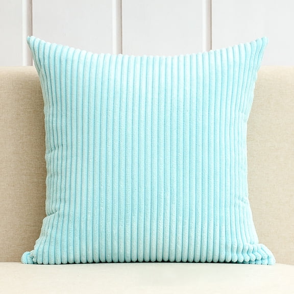 HANXIULIN 20" X 20" Modern Contemporary Transitional Navy Blue Striped Polyester Throw Pillow Cover ( 2 Count) Home Decor