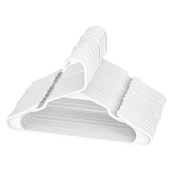 HANXIULIN 30Pcs Durable Plastic Hangers Clothing Hangers Ideal for Everyday Standard Use