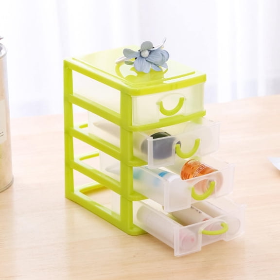 HANXIULIN 4 Layer Stack & Carry Box Plastic Multipurpose Portable Storage Container Box Handled Organizer Storage Box for Organizing Stationery Sewing Art Craft Jewelry and Beauty Suppli Home Decor