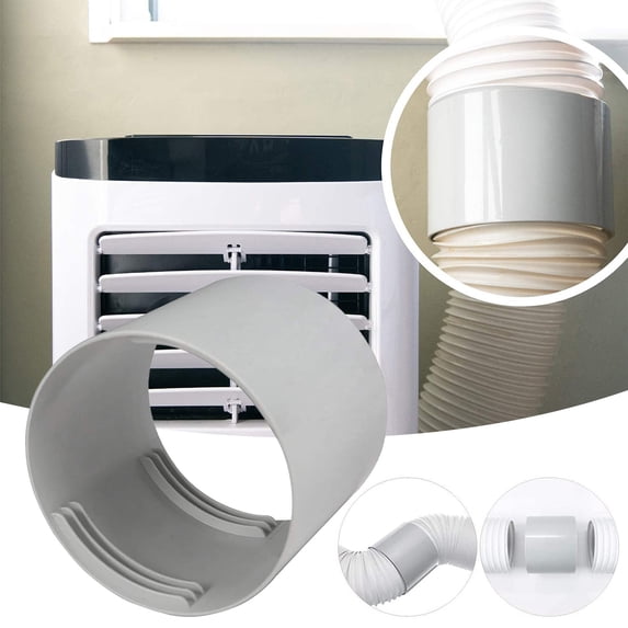 HANXIULIN 5.9 Inch (150MM) Portable AC Coupler Air Conditioner Exhaust Hose Coupler/Coupling/Connector, Support Clockwise/Counter-Clockwise Thread, AC Hose Coupler Coupling Extension Tool Product