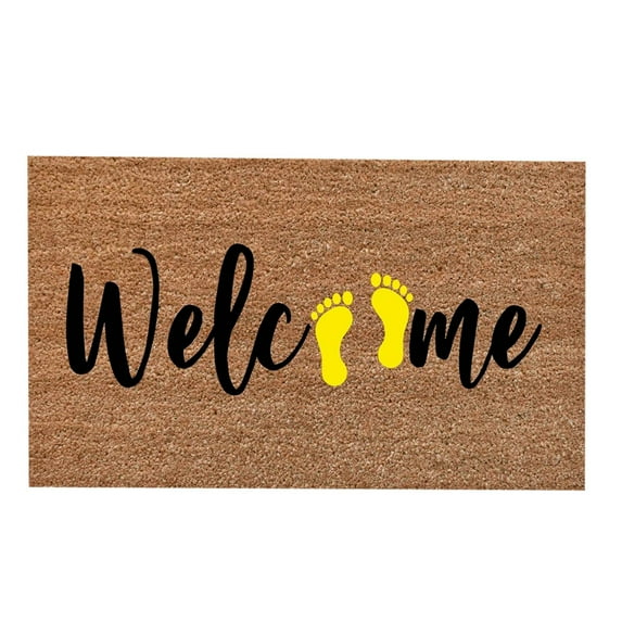 HANXIULIN Barefoot Doormat Beach Doormat Welcome Funny Cute Doormat Door Mat Welcome Friends Doormat Funny Doormat New Home Door Mat, 40*60cm