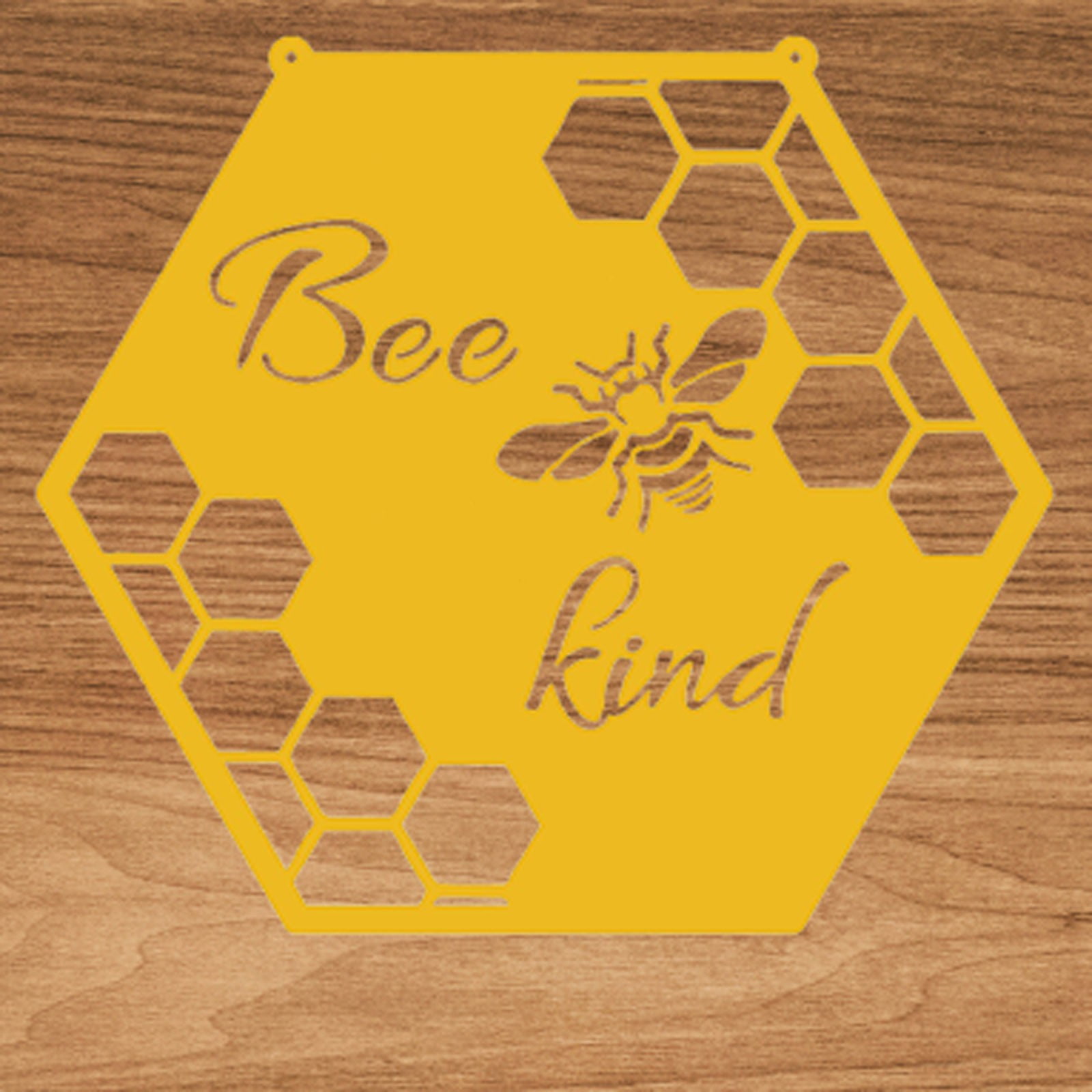 HANXIULIN Bee Metal Sign Giftcraft Metal Bee Wall Decor Bee Metal Wall