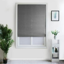 HANXIULIN Cordless Light Filtering Honeycomb Cellular Window Shade, Gray 90cm x 150cm