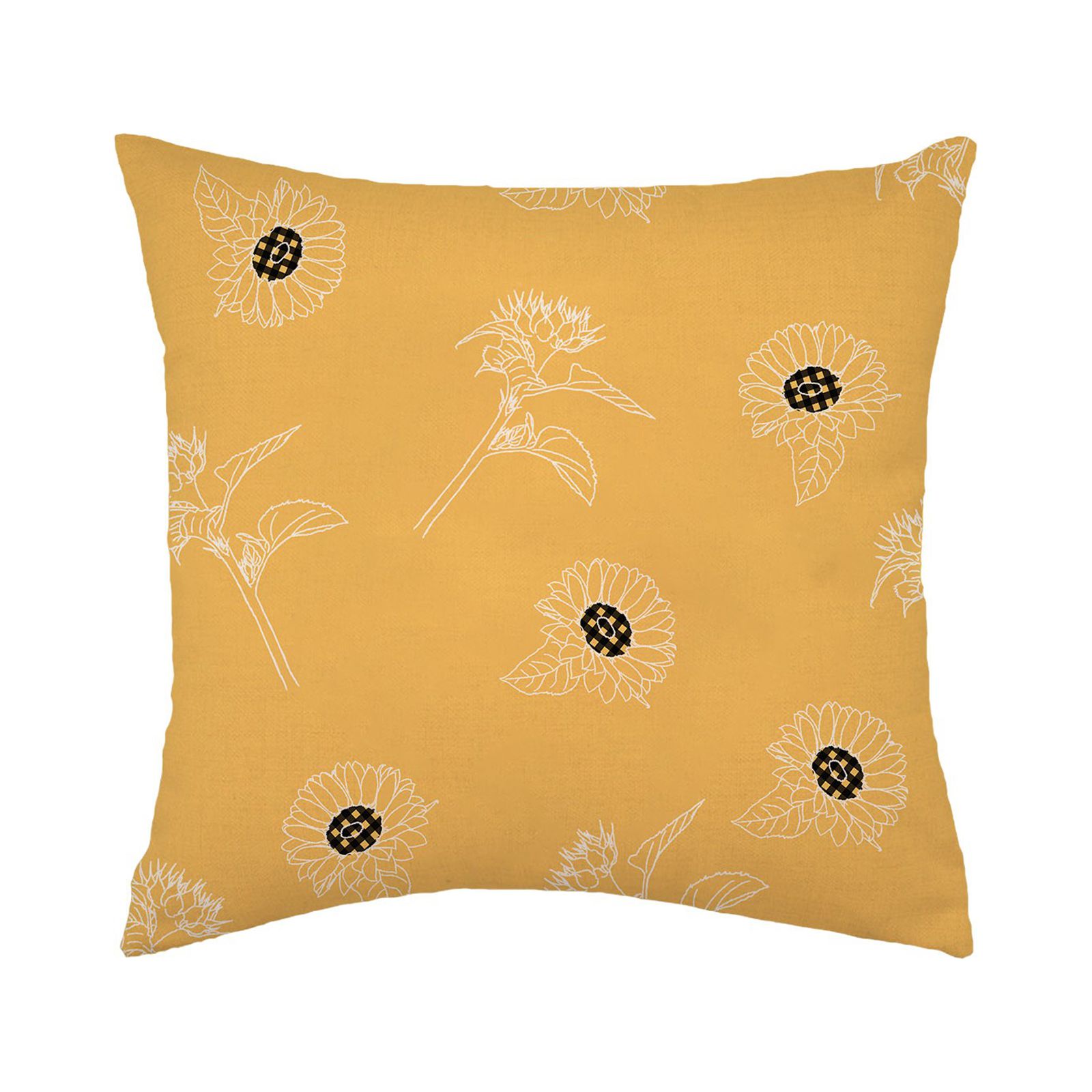 HANXIULIN Hello Summer Sign Sunshine Pillowcase Sunflower Hug