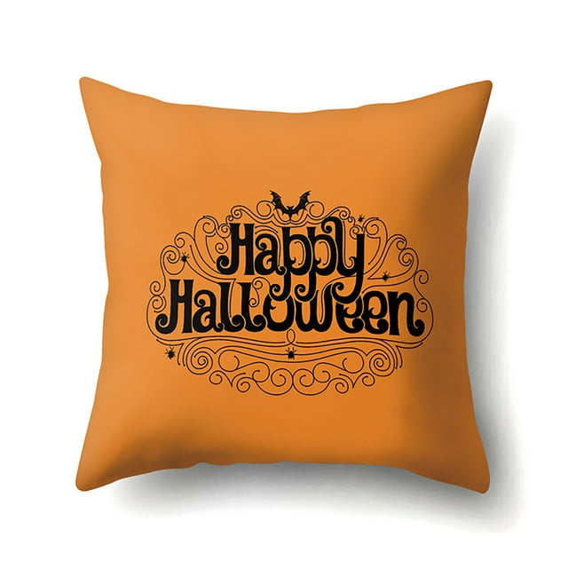 HANXIULIN Holiday Pillow Cover Car Waist Pillow Pumpkin Sofa Cushion