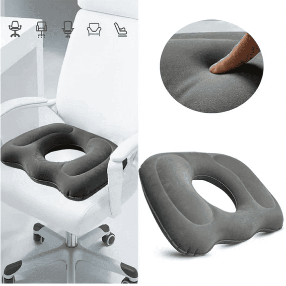 HANXIULIN Minicloss Donut Seat Cushion Large Tailbone Pillow for Car Or Truck Office Chair Wheelchair Back Bed Coccyx Hemorrhoid Sciatica Home Decor