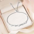 thumbnail image 1 of HANXIULIN Ocean Heart Rhinestone Bracelet Diamond Bracelets For Women Bracelets For Women Heart Diamond Bracelet Girls Adjustable Bracelet, 1 of 4