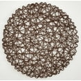 thumbnail image 1 of HANXIULIN Pack Of 6 15 Inch Chocolate Brown Metal Rope Round Placemats for Wedding Event Birthday Party Home Kitchen Supplies, 1 of 3