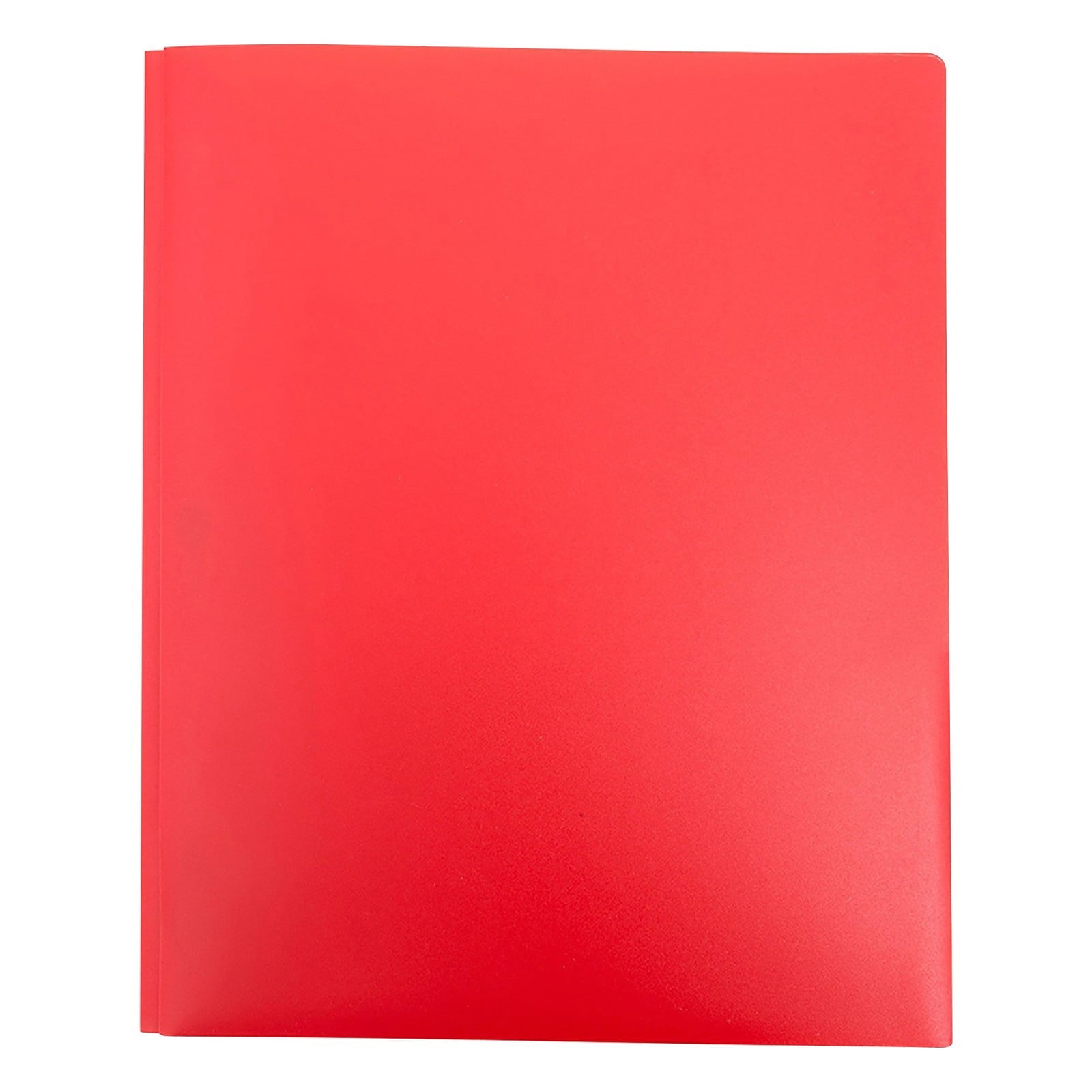 HANXIULIN Poly Two-Pocket Folder, Three-Hole Punch Prong Fasteners, 2 ...