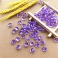 thumbnail image 1 of HANXIULIN Purple Plastic Gemstone Decorative Stones, 1 of 4
