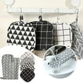 thumbnail image 1 of HANXIULIN Set Of 6 Oven Mitts And Pot Holders Kitchen Microwave Mitts Heat Oven Mittens And Oven Hot Mitts Pad For Cooking, 1 of 5