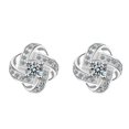 thumbnail image 1 of HANXIULIN Shiny Zircon Earrings Exquisite Jewelry Sparkling Earrings Studs Fashion Jewelry Girls for Women Girls, 1 of 3