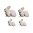 thumbnail image 1 of HANXIULIN White Ceramic Bunnies, Home Tabletop Bookshelf Easter Decorations Home Decor, 1 of 9