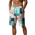 HANZEERUI 2024 Mens Shorts Size 38 Mens Cargo Shorts Size 28 Waist Men