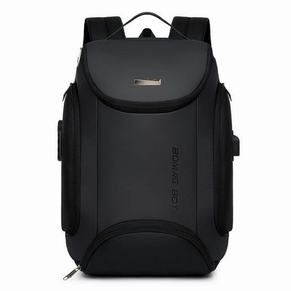 HANZHY Travel Laptop Backpack, School Bag, Large Daypack, Unisex Trail Hiker Backpacks with USB Port, Black