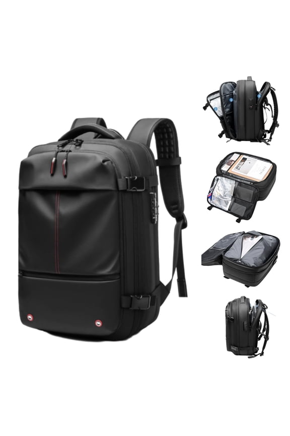 WLQ Travel Backpack, Aeropack Vacuum Compression Backpack, 60l Expandable Backpack With Vacuum Compression (Green)