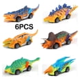 thumbnail image 1 of HAOAN 6 Pack Dinosaur Pull Back Car Toys for Kids, Boys and Toddlers Gifts, 1 of 6