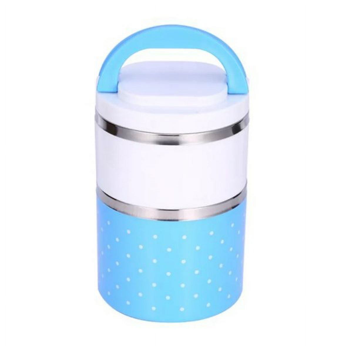 HAOAN Picnic Food Container, Food Container,2 Layer Stainless Steel