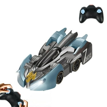 HAOAN Wall Climbing Remote Control Car Toy for Kids, RC Vehicle Racing Car Climbing Stunt Car Toys for Childs Boy, Blue