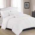 thumbnail image 1 of HAOK Soft 7 piece Comforter Set Bed in A Bag, Needle Stitch Pinch Pleat Design, Cal King, White, 1 of 6