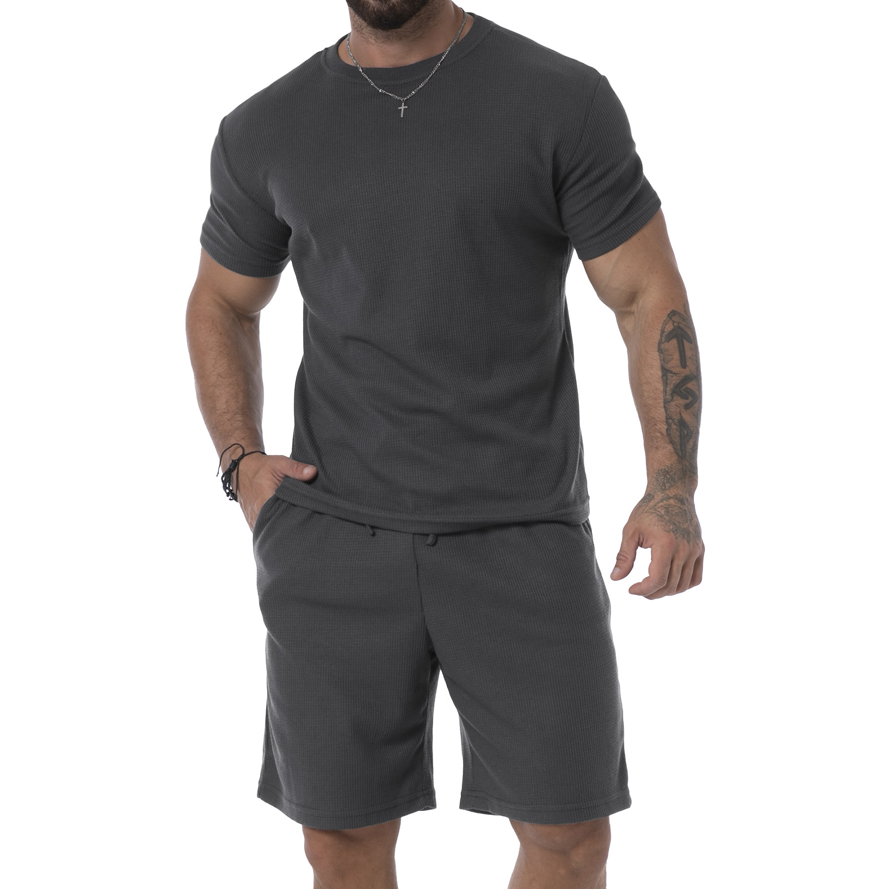 Casual Short Sets For Men.Vedolay Short Sets For Men Casual Summer Men's Casual 2 Piece Outfits ...