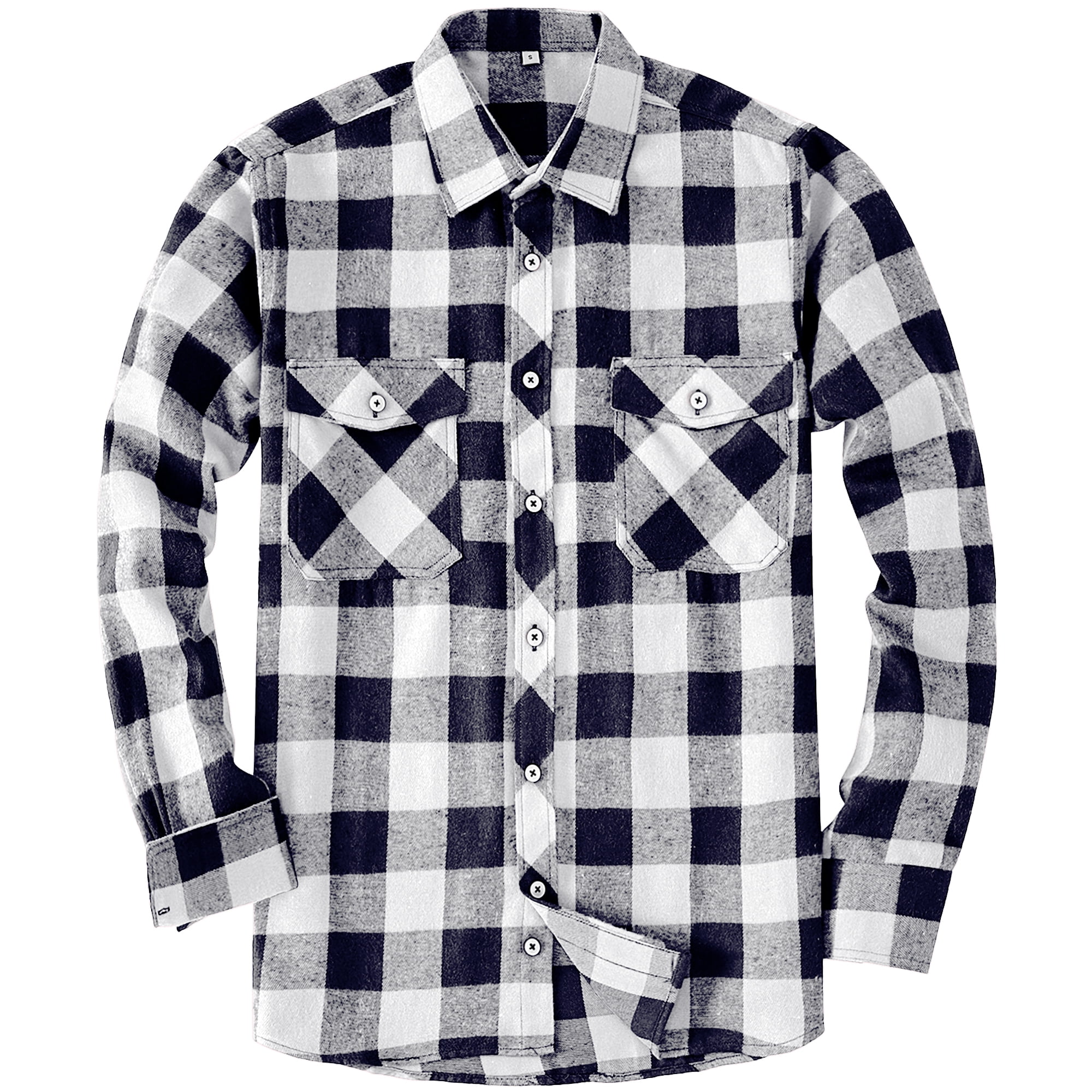 Flannel Casual Button Down Shirts main image 1