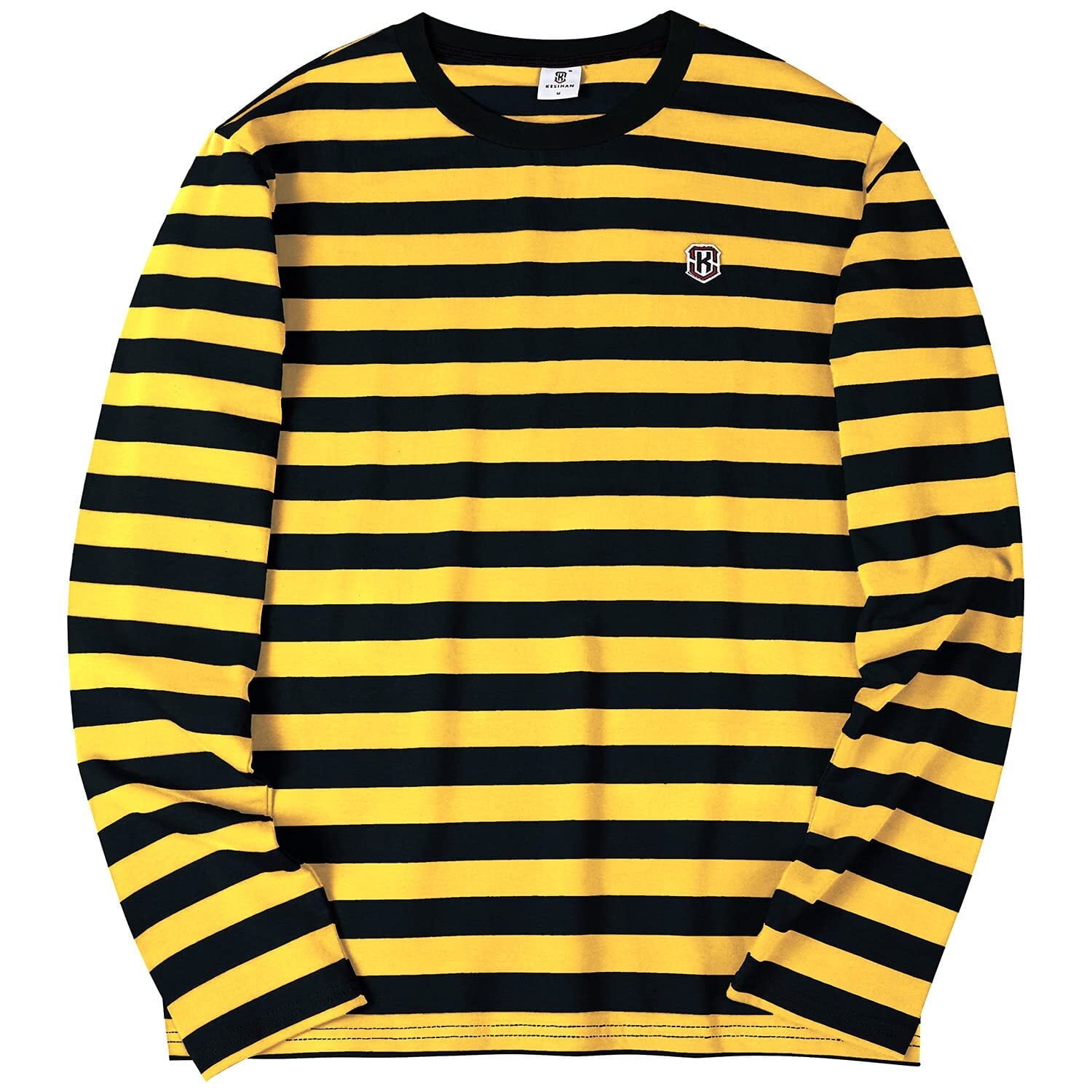 Striped Textured Half Sleeve T-Shirt main image 1