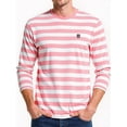 thumbnail image 1 of HAOMEILI Men's Casual Cotton Spandex Striped Crewneck Long-Sleeve T-Shirt Basic Pullover Stripe tee Shirt, 1 of 7