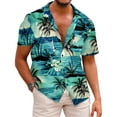 thumbnail image 1 of HAOMEILI Hawaiian Shirt for Men Short Sleeve Button Down Shirt Men Casual Summer Tropical Beach Aloha Shirts for Men Hawaii Party, 1 of 7