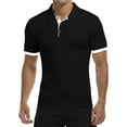 thumbnail image 1 of HAOMEILI Men's Short/Long Sleeve Polo Shirts Casual Slim Fit Basic Designed Cotton Shirt Tops, 1 of 6