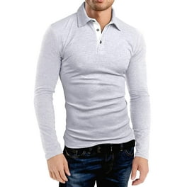 Men s Long Sleeve Polo Shirts Walmart