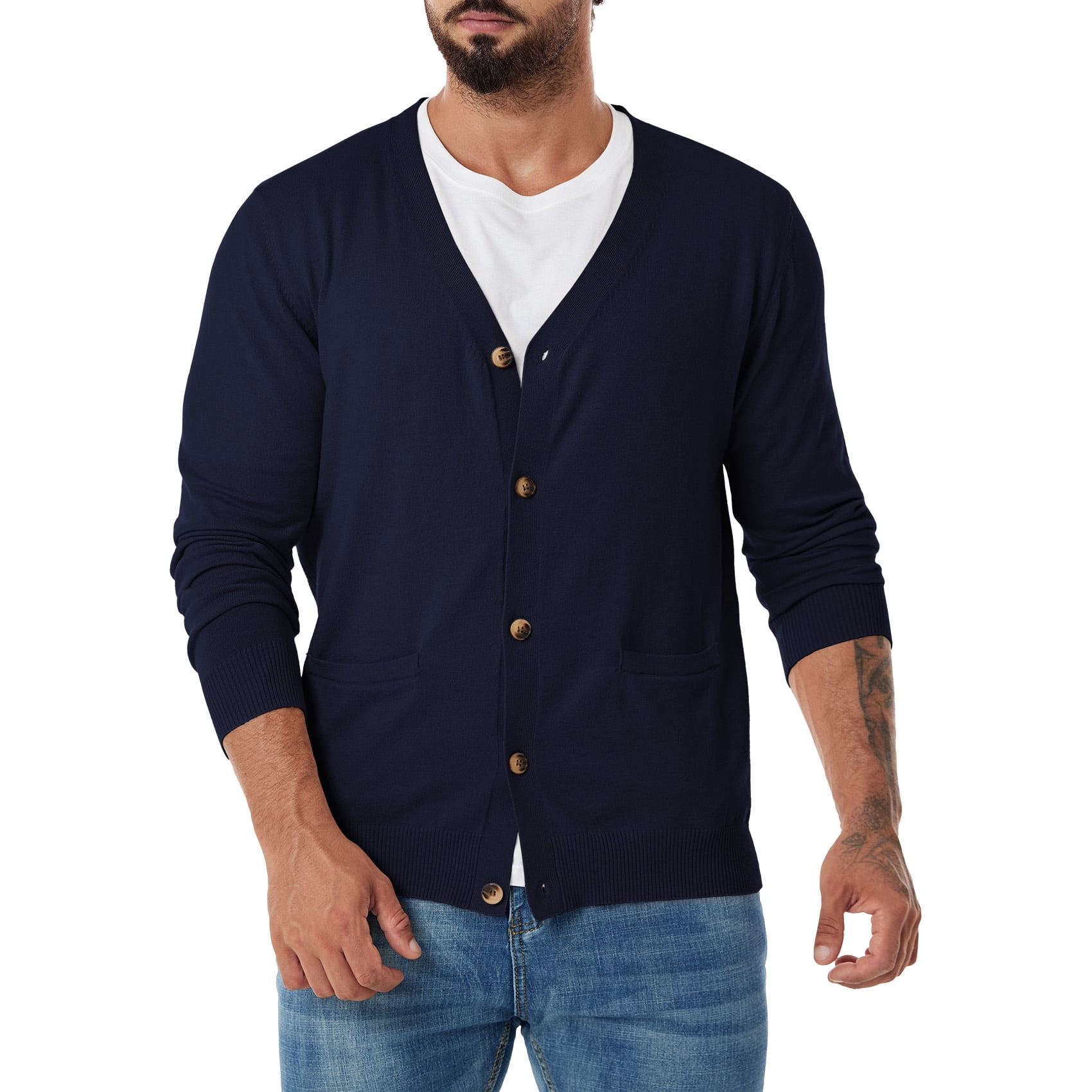 Mens Shawl Collar Cardigan Amazon Essentials Men's Long-Sleeve